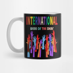 International Week of The Deaf Mug